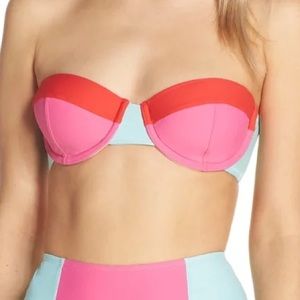 J. Crew Colorblock Underwire Bikini Top